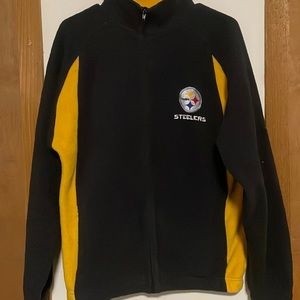 Fleece Reebok Pittsburgh Steelers Full Zip. Kids XL 18/20 fits like Adult Small